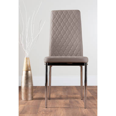 Bumgardner upholstered dining chair deals three posts